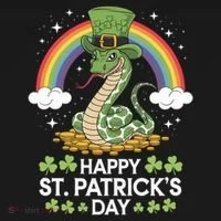 San Patties Snake St Patricks Day Gift Ornament thumb 1