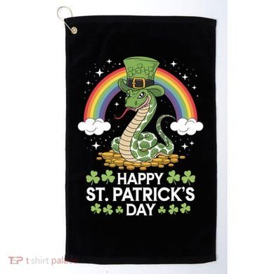 San Patties Snake St Patricks Day Gift Golf Towel