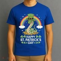 San Patties Snake St Patricks Day Gift T-Shirt thumb 3