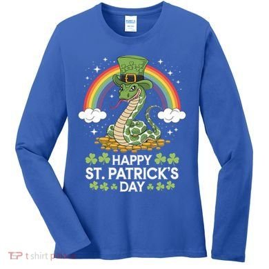 San Patties Snake St Patricks Day Gift Women's Long Sleeve Shirt
