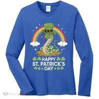 San Patties Snake St Patricks Day Gift Women's Long Sleeve Shirt thumb 0