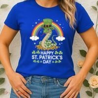 San Patties Snake St Patricks Day Gift Women's T-Shirt thumb 2