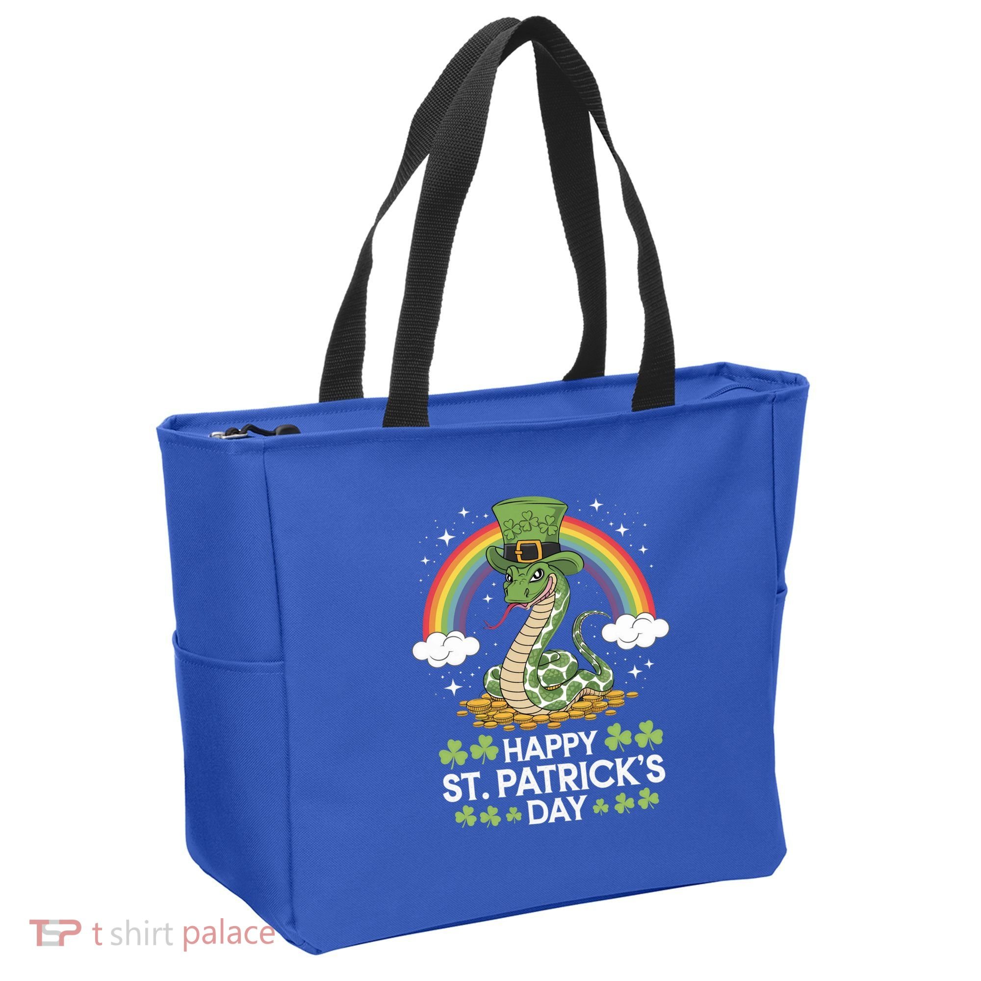 San Patties Snake St Patricks Day Gift Tote Bag