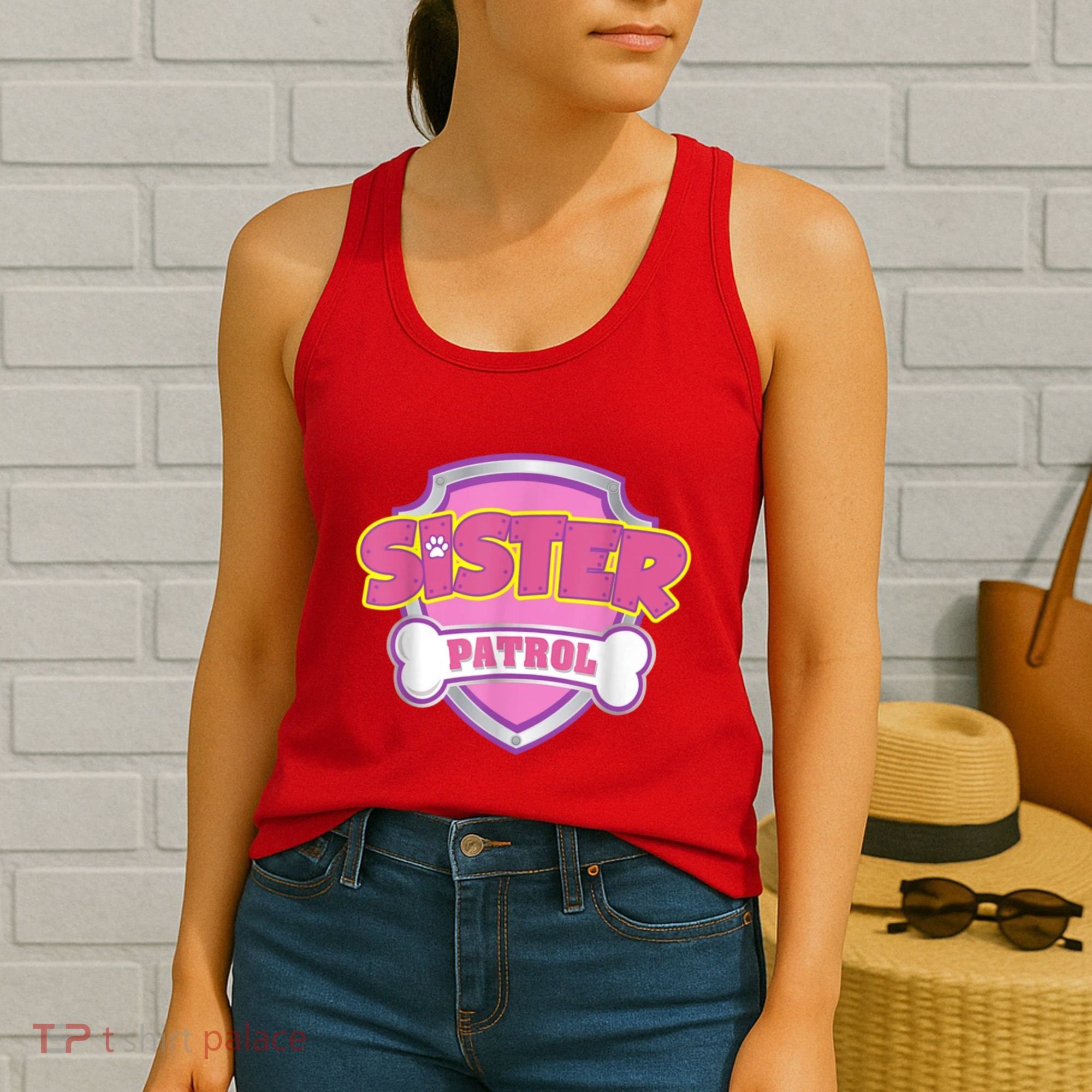 Sister Patrol Shirt | Dog Mom Women's Tank Top