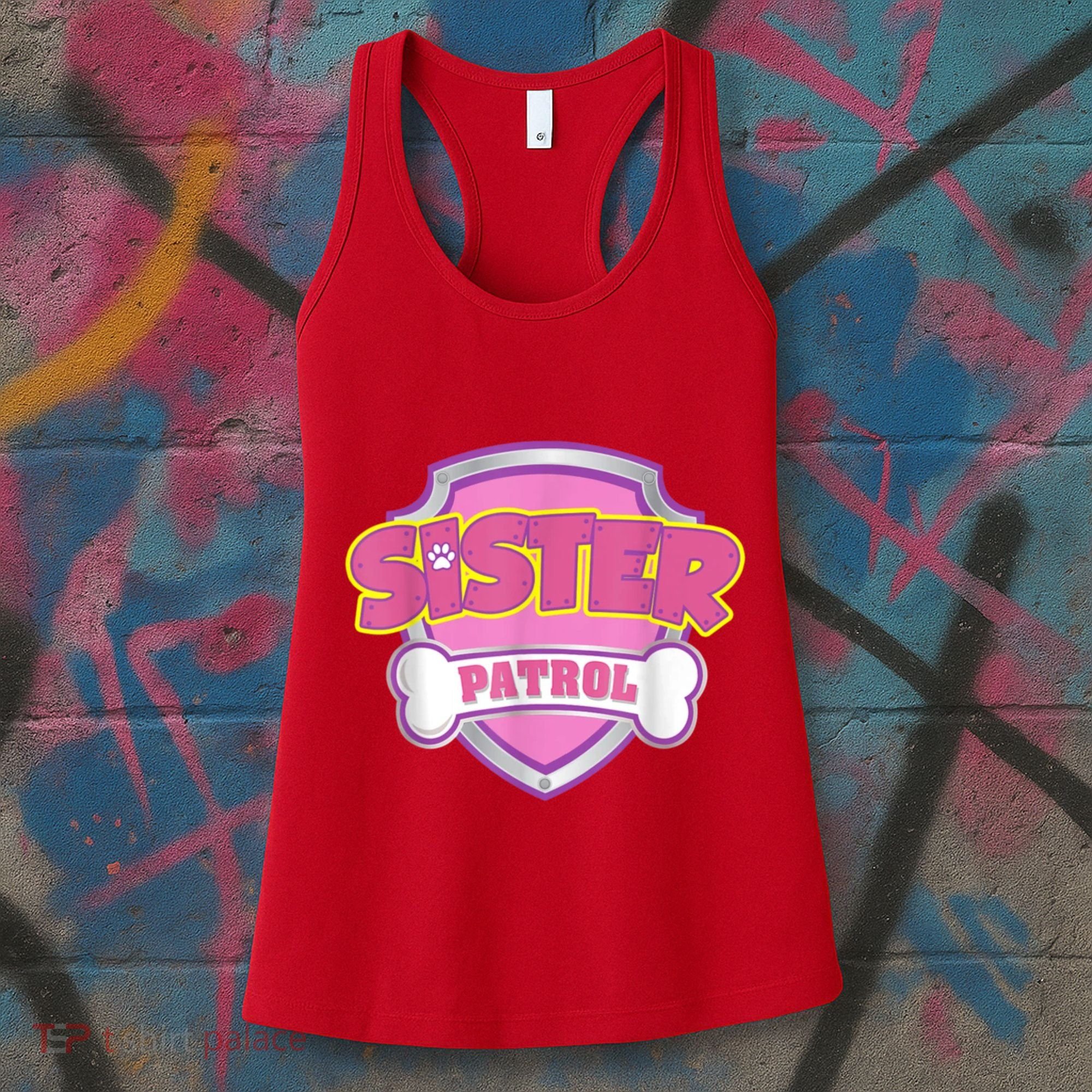 Sister Patrol Shirt | Dog Mom Women's Tank Top