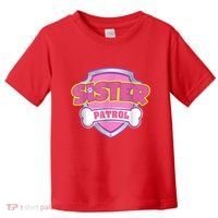Sister Patrol Shirt | Dog Mom Toddler T-Shirt thumb 0