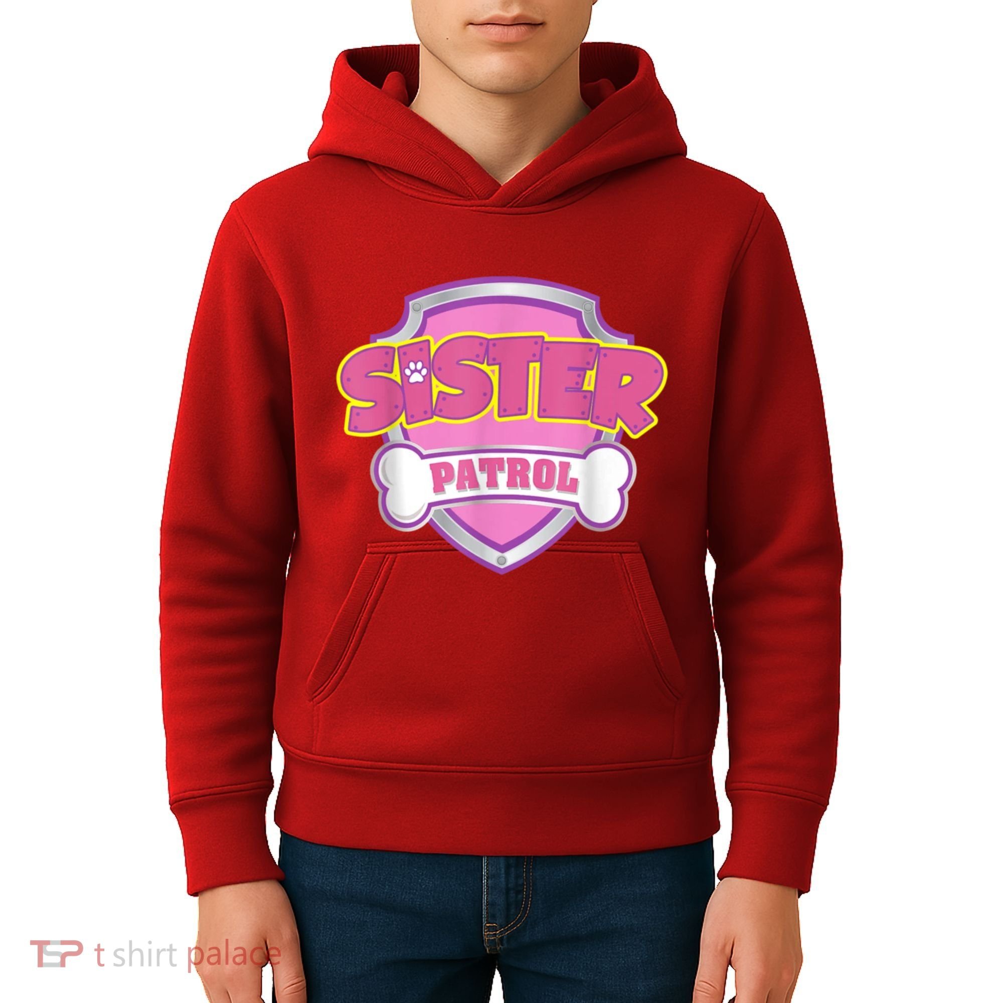 Sister Patrol Shirt | Dog Mom Kids Hoodie