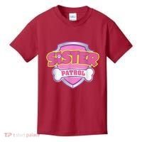 Sister Patrol Shirt | Dog Mom Kids T-Shirt thumb 0