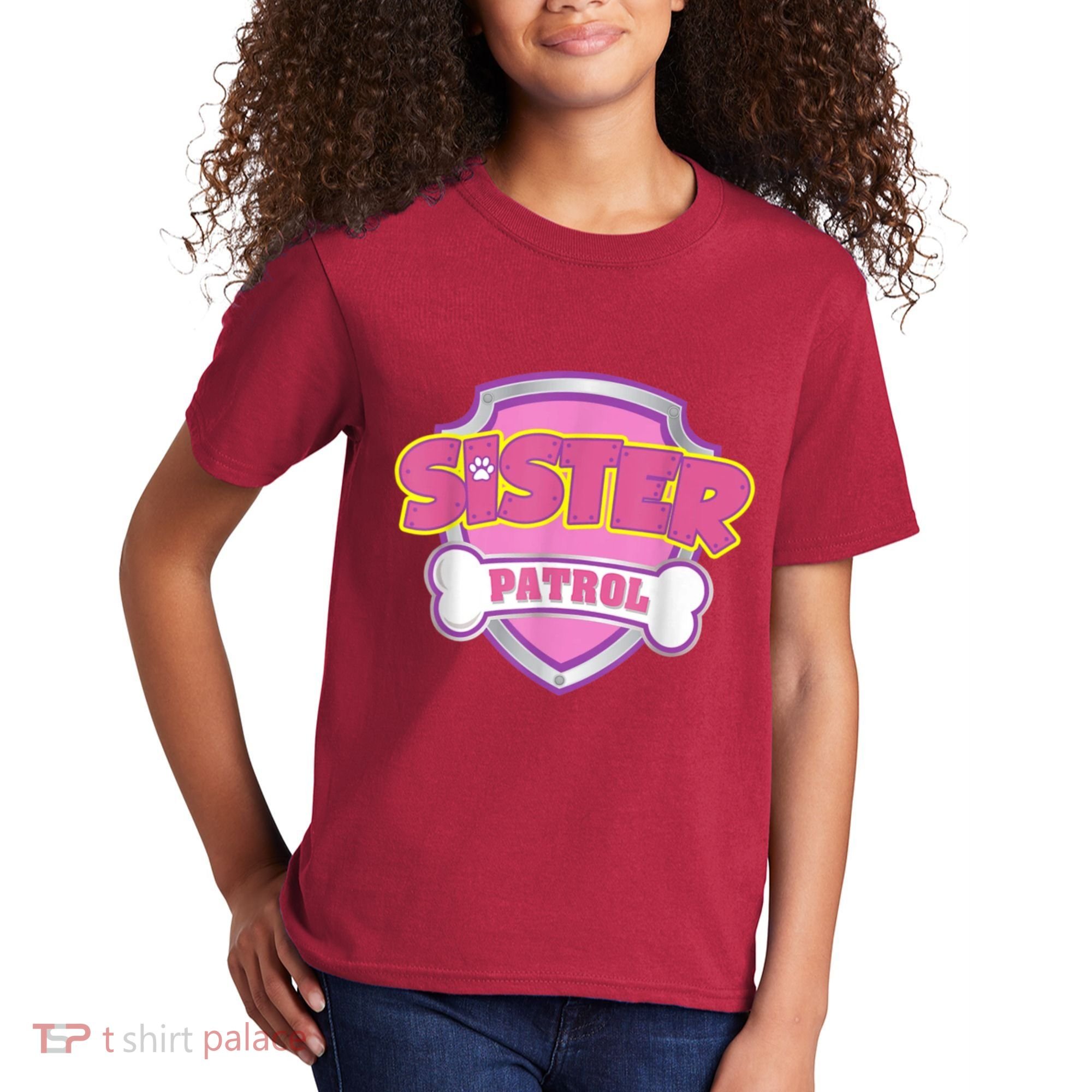 Sister Patrol Shirt | Dog Mom Kids T-Shirt
