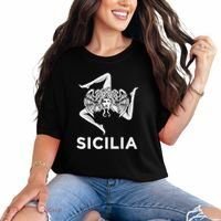 Sicilian Pride Sicilia Trinacria Sicilian Comfort Colors T-Shirt thumb 0