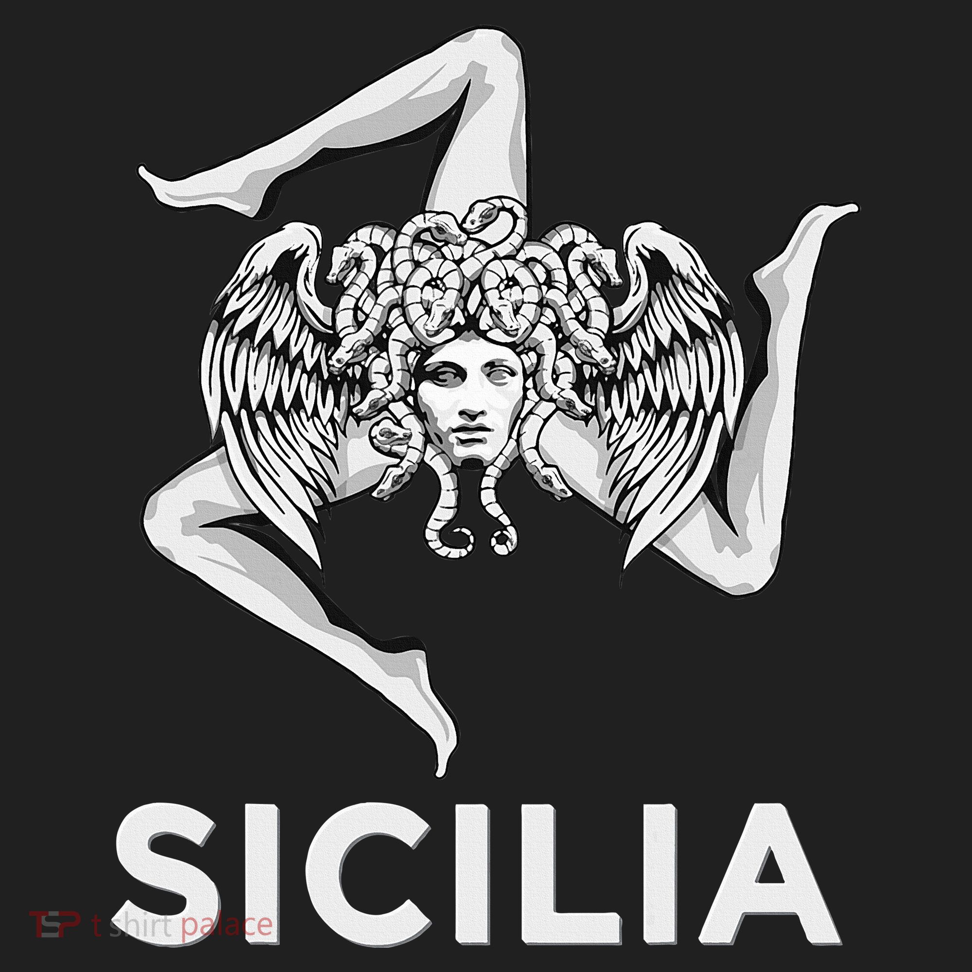 Sicilian Pride Sicilia Trinacria Sicilian Comfort Colors T-Shirt