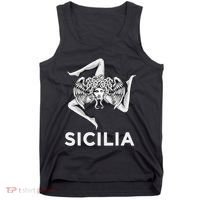 Sicilian Pride Sicilia Trinacria Sicilian Tank Top thumb 0