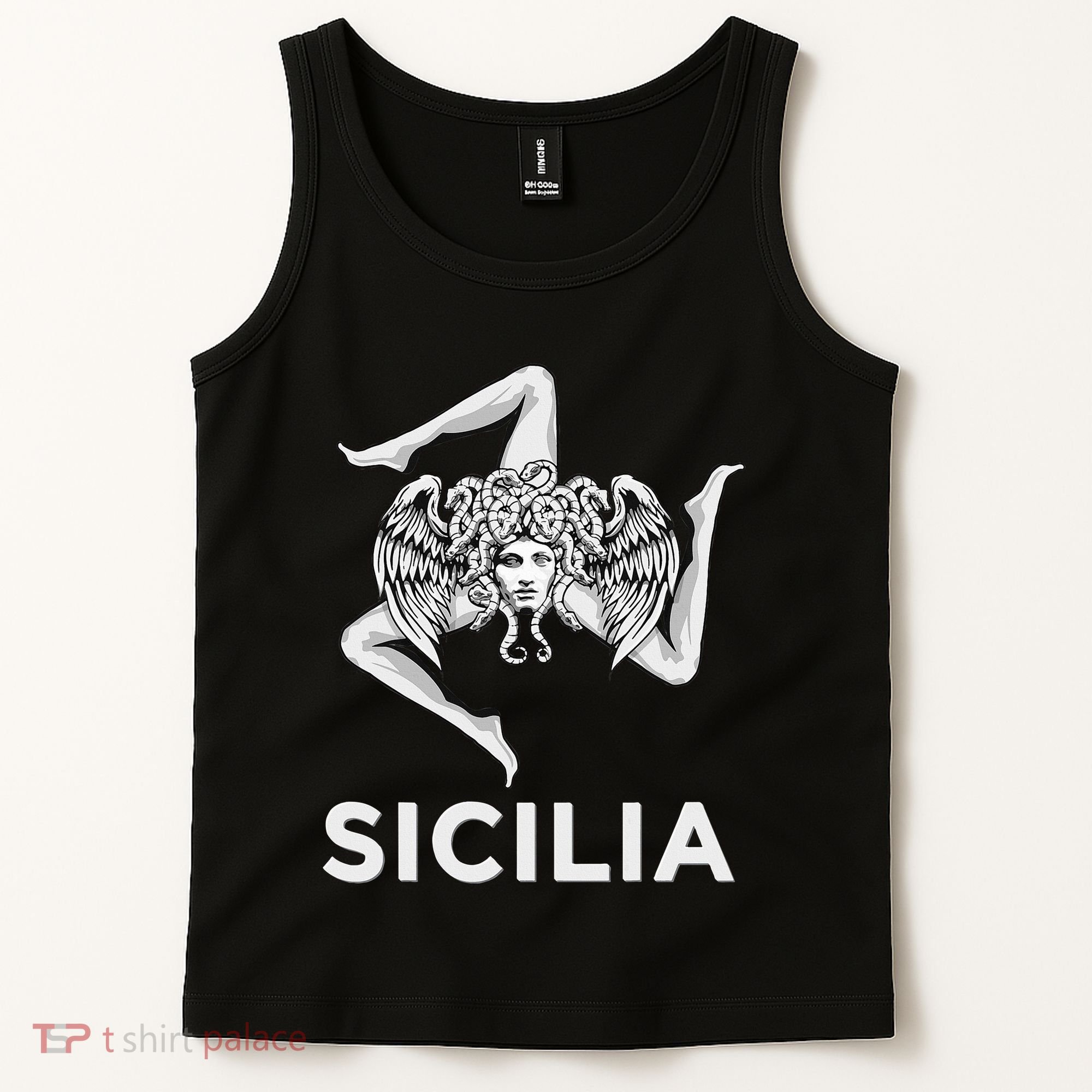 Sicilian Pride Sicilia Trinacria Sicilian Tank Top
