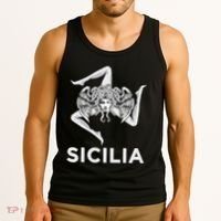 Sicilian Pride Sicilia Trinacria Sicilian Tank Top thumb 3