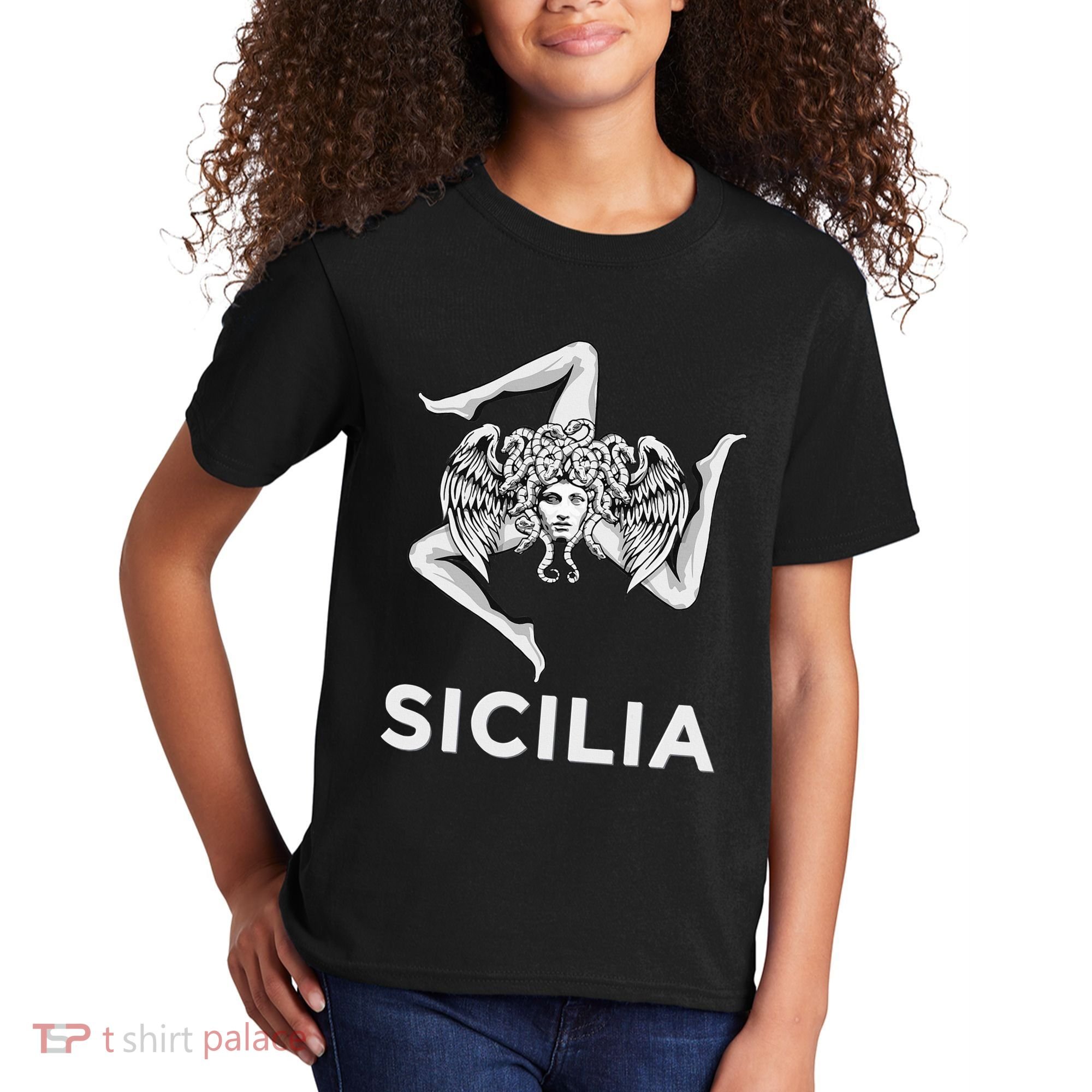 Sicilian Pride Sicilia Trinacria Sicilian Kids T-Shirt