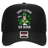 Saint Patrick Says Six Seven 6-7 Meme St Patrick's Day Hat thumb 0