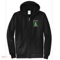 Saint Patrick Says Six Seven 6-7 Meme St Patrick's Day Full Zip Hoodie thumb 0