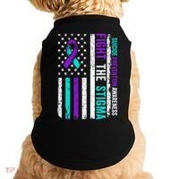 Suicide Prevention Support Fight Stigma Suicide Awareness Doggie Tank thumb 0