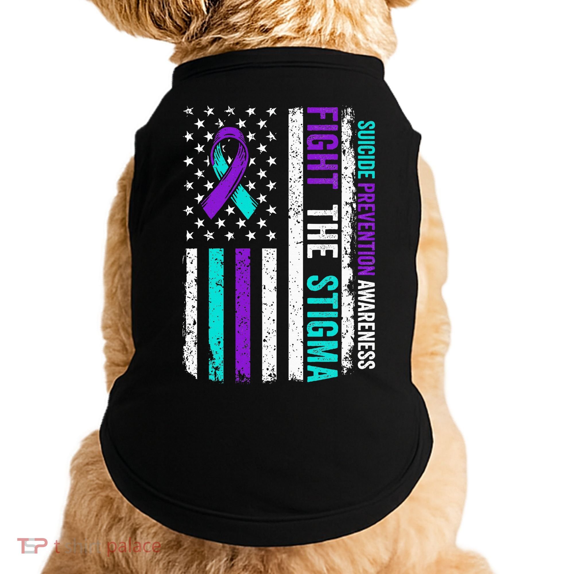 Suicide Prevention Support Fight Stigma Suicide Awareness Doggie Tank