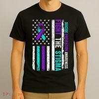 Suicide Prevention Support Fight Stigma Suicide Awareness T-Shirt thumb 3