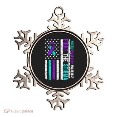 Suicide Prevention Support Fight Stigma Suicide Awareness Ornament