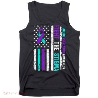 Suicide Prevention Support Fight Stigma Suicide Awareness Tank Top