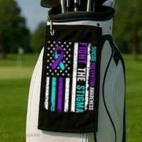 Suicide Prevention Support Fight Stigma Suicide Awareness Golf Towel thumb 2