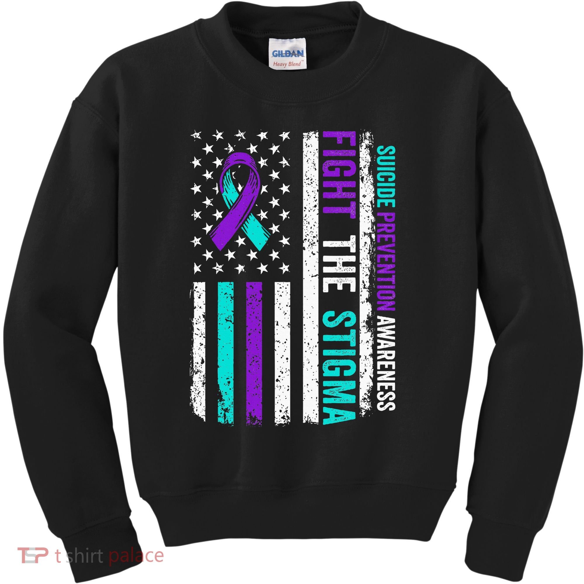 Suicide Prevention Support Fight Stigma Suicide Awareness Kids Sweatshirt