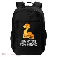 Snake Pet School Sorry, My Snake Ate Homework Backpack thumb 0