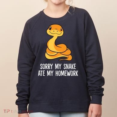 Snake Pet School Sorry, My Snake Ate Homework Women's Sweatshirt