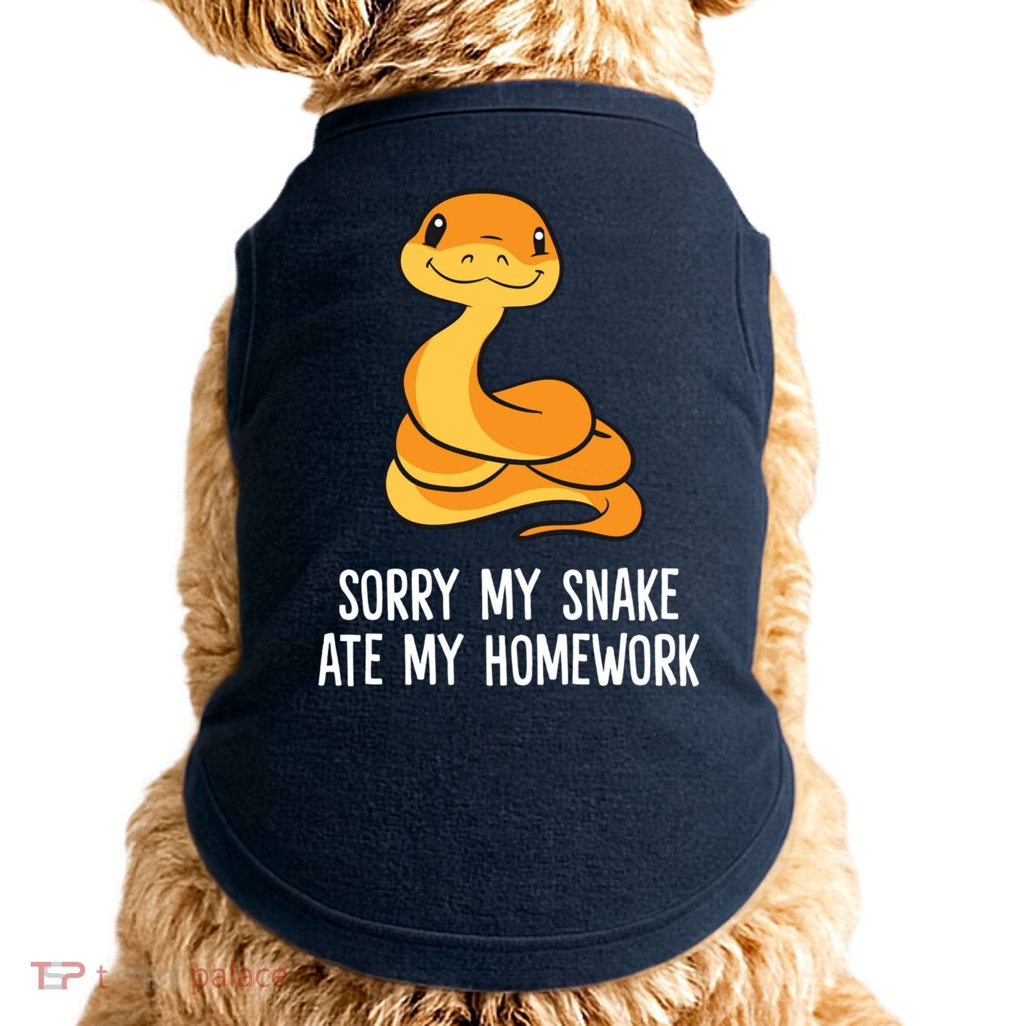 Snake Pet School Sorry, My Snake Ate Homework Doggie Tank