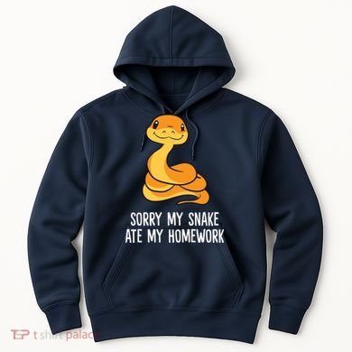 Snake Pet School Sorry, My Snake Ate Homework Hoodie