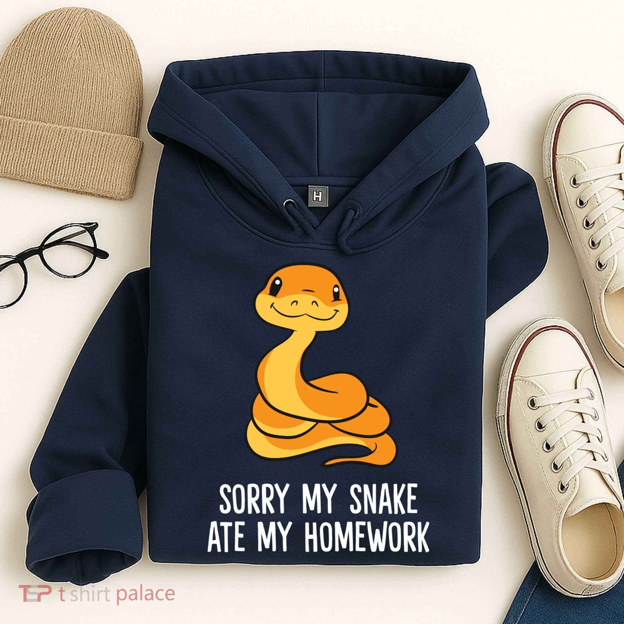 Snake Pet School Sorry, My Snake Ate Homework Hoodie