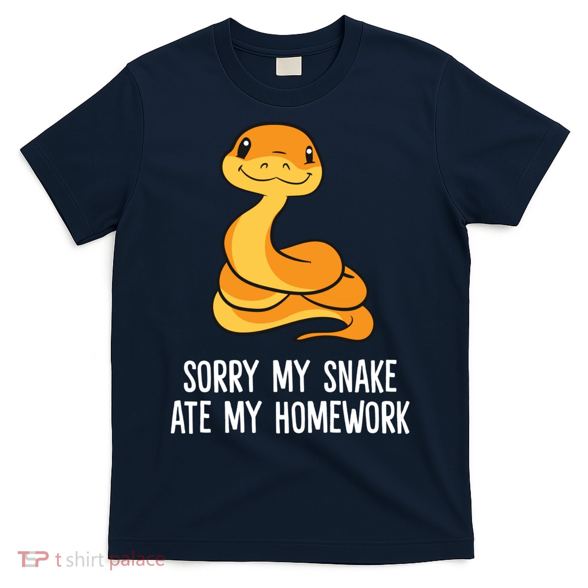 Snake Pet School Sorry, My Snake Ate Homework T-Shirt