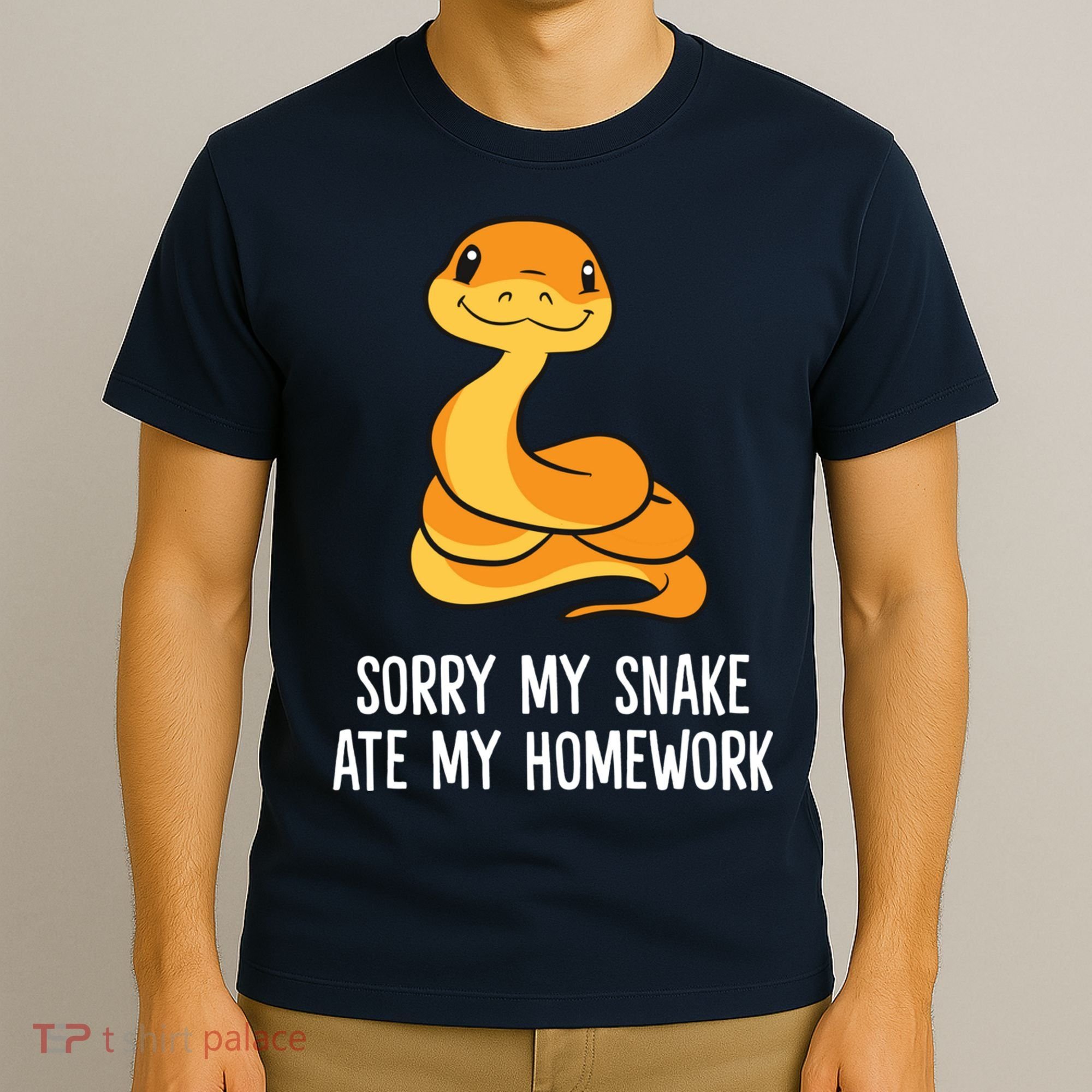 Snake Pet School Sorry, My Snake Ate Homework T-Shirt