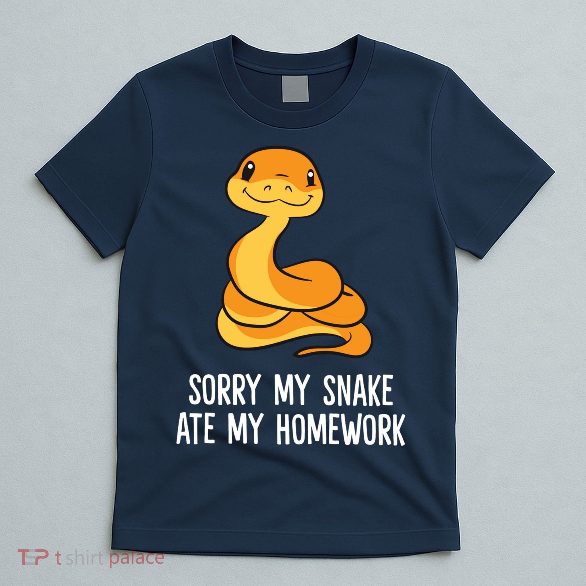 Snake Pet School Sorry, My Snake Ate Homework T-Shirt