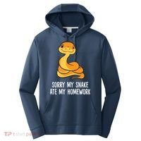 Snake Pet School Sorry, My Snake Ate Homework Performance Fleece Hoodie thumb 0