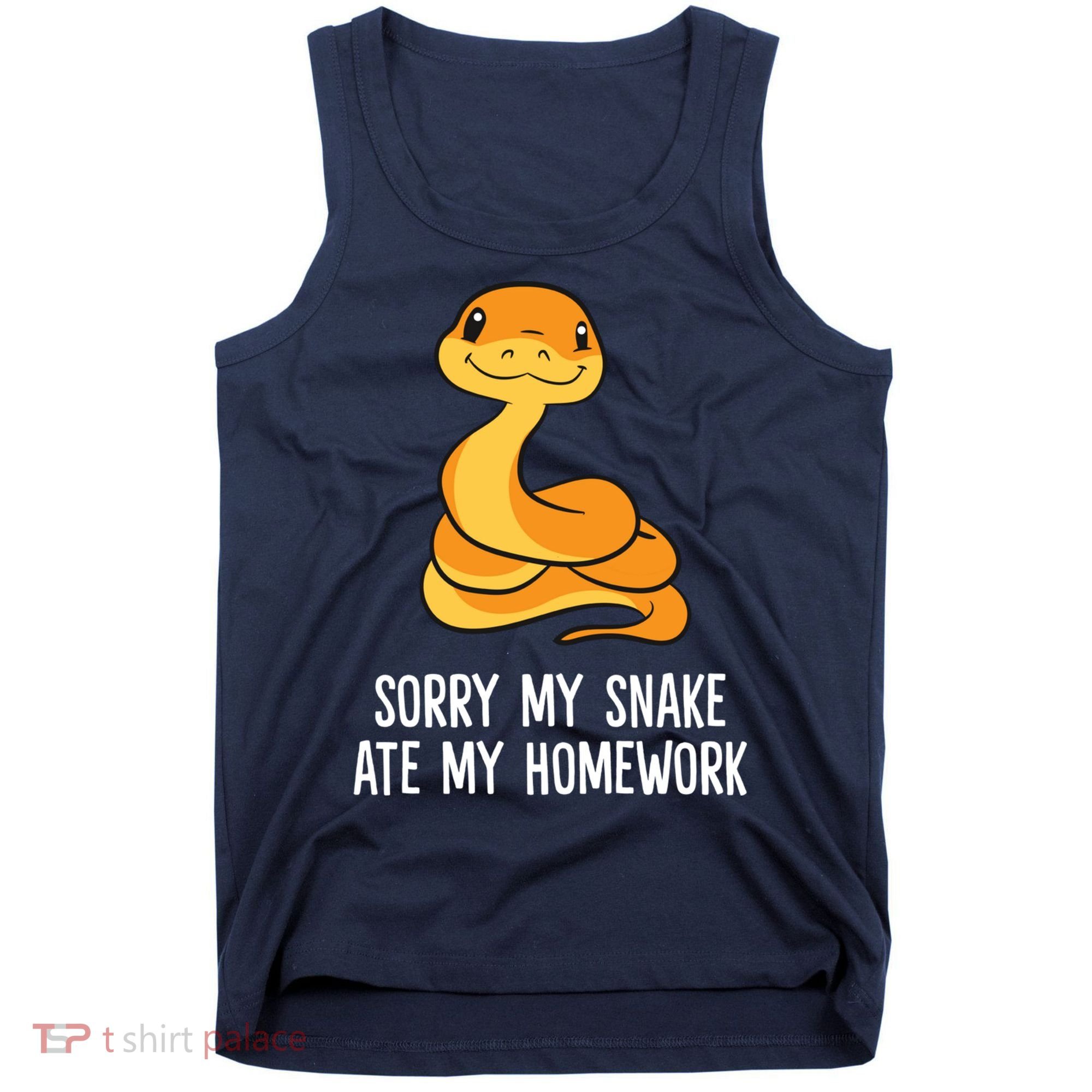 Snake Pet School Sorry, My Snake Ate Homework Tank Top