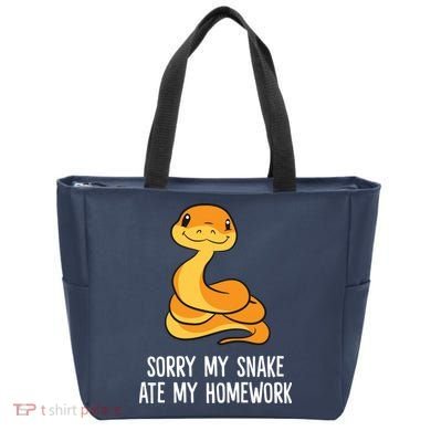 Snake Pet School Sorry, My Snake Ate Homework Tote Bag
