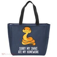 Snake Pet School Sorry, My Snake Ate Homework Tote Bag thumb 0