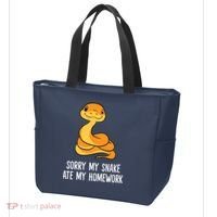 Snake Pet School Sorry, My Snake Ate Homework Tote Bag thumb 3
