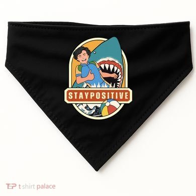 Stay Positive USA-Made Doggie Bandana