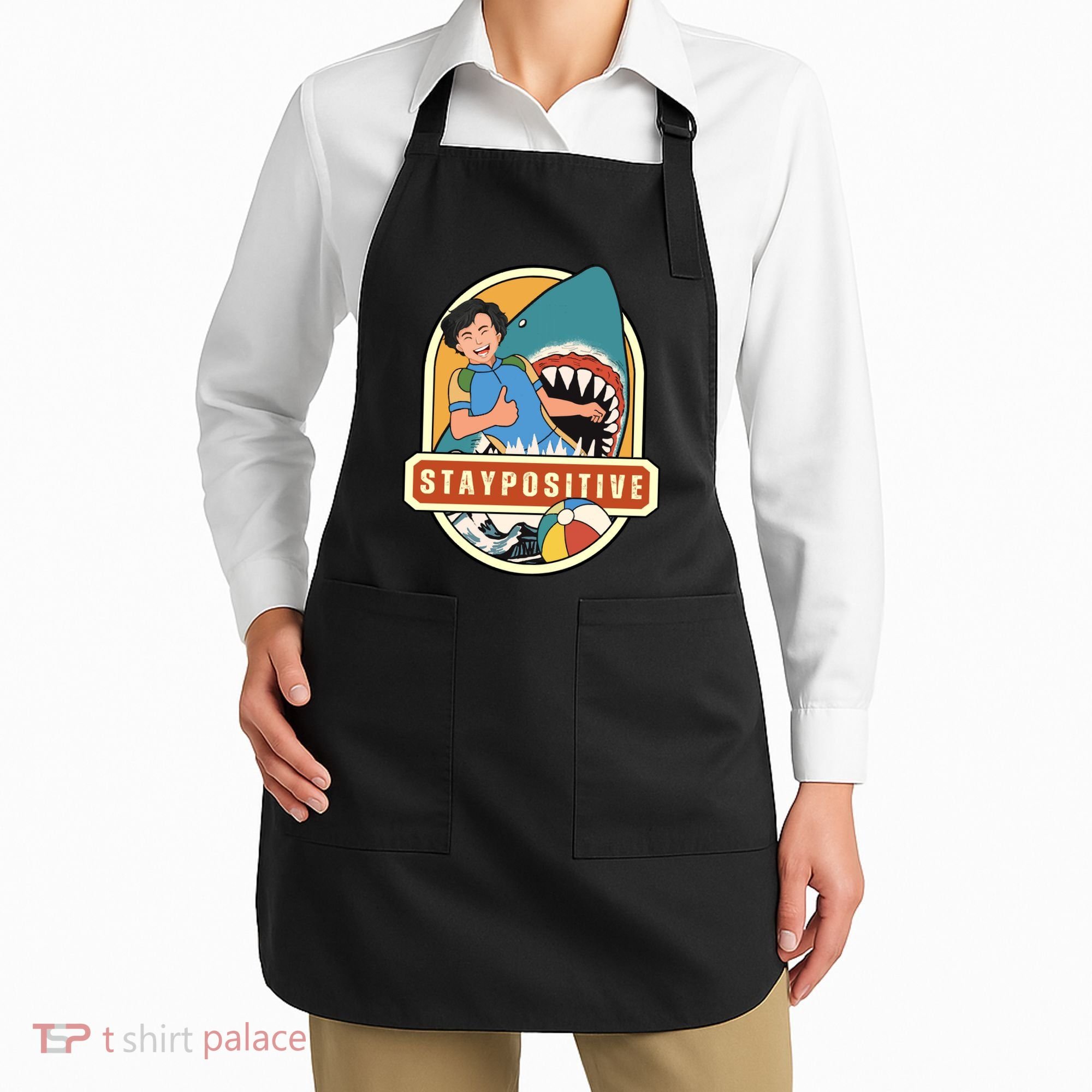 Stay Positive Apron