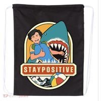 Stay Positive Drawstring Bag thumb 0