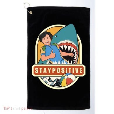 Stay Positive Golf Towel