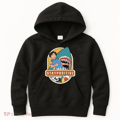 Stay Positive Kids Hoodie
