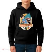 Stay Positive Kids Hoodie thumb 4
