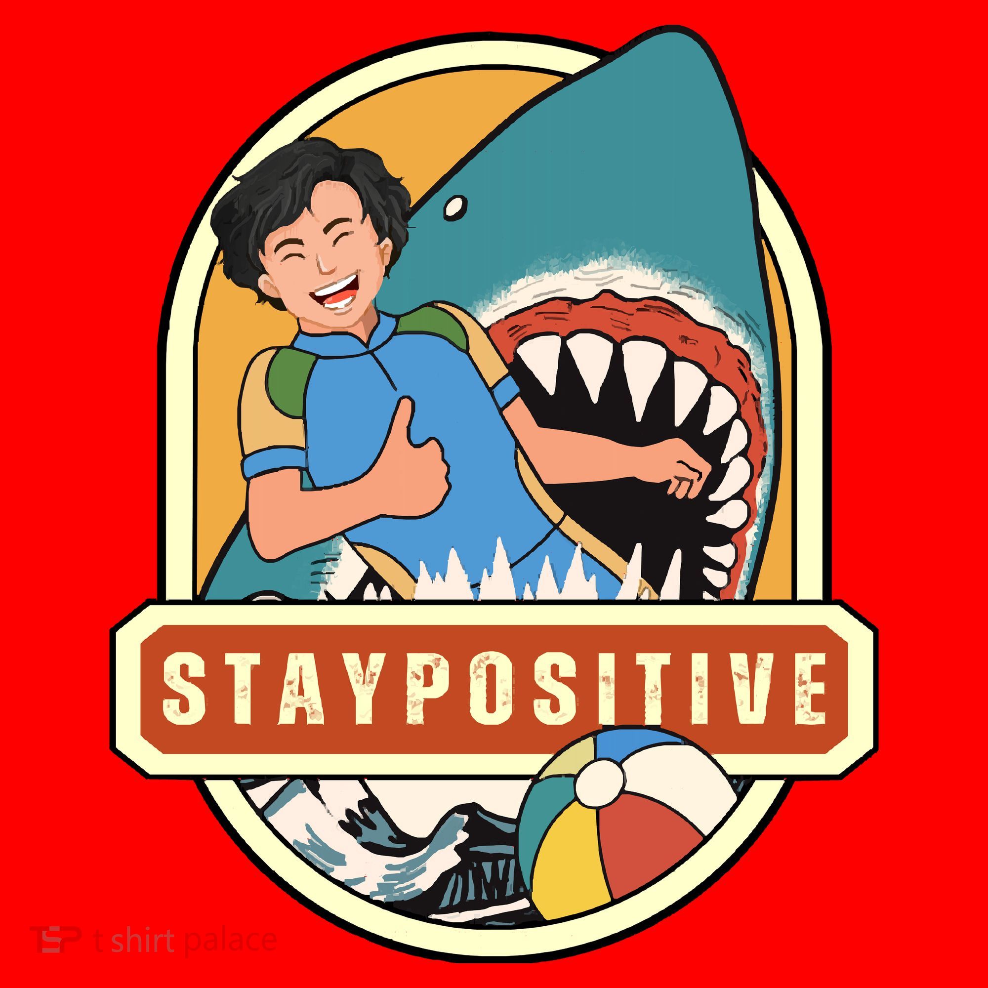 Stay Positive Santa Hat