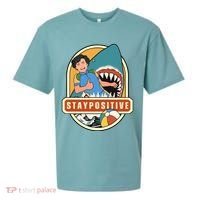 Stay Positive Sueded Cloud Jersey T-Shirt thumb 0