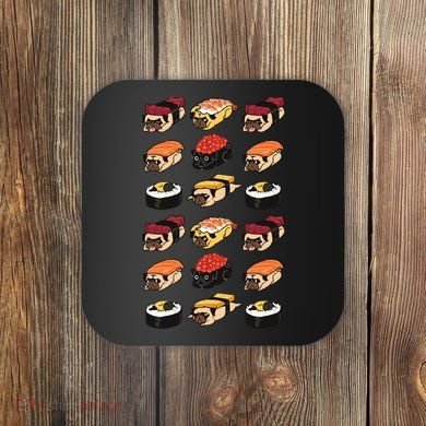 Sushi Pug Coaster